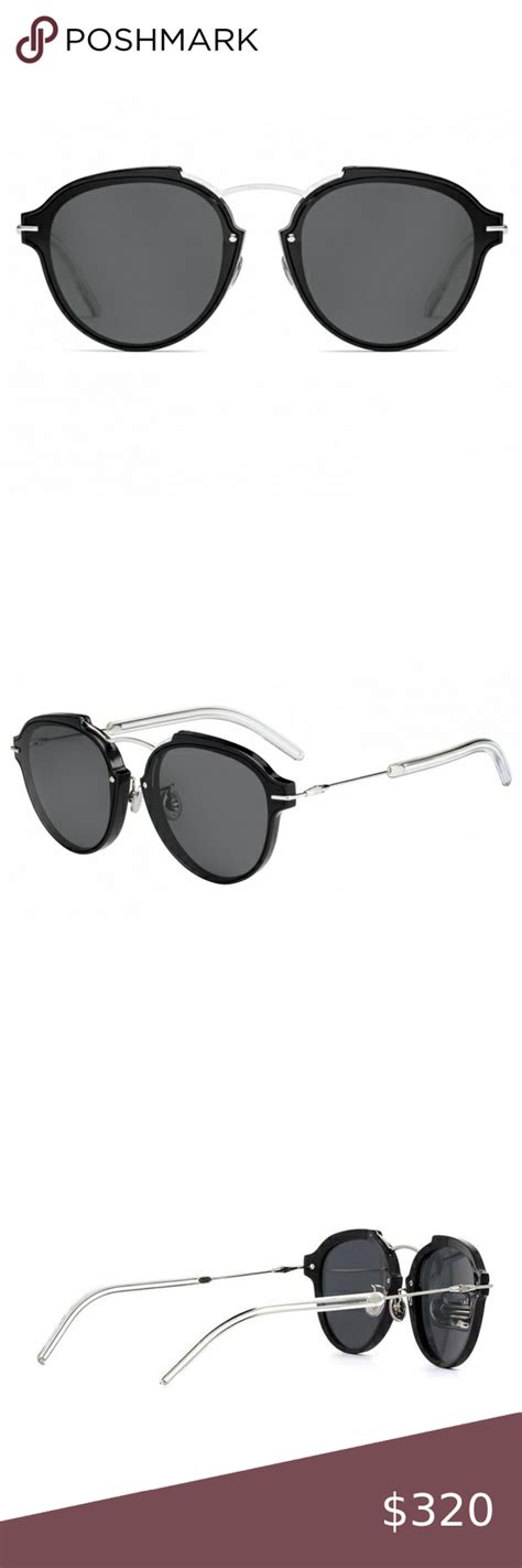 dior eclat rmgp9 60 black palladium|Dior Sunglasses Eclat Rmgp9 Black Palladium Gray Authentic.